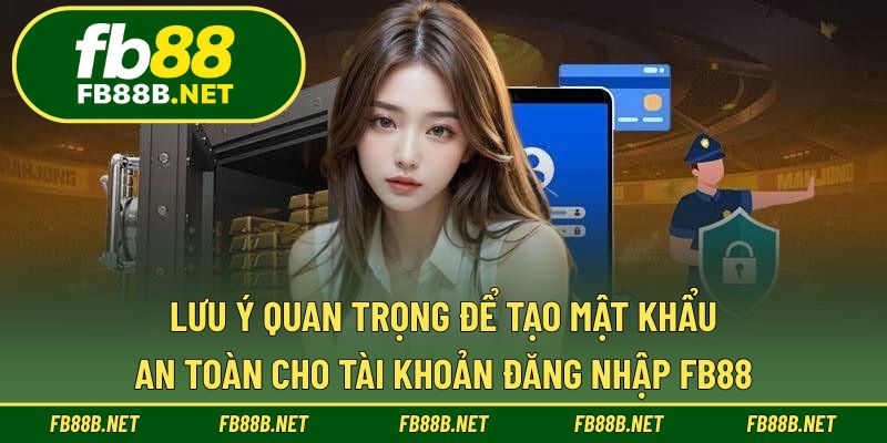 Lưu ý quan trọng để tạo mật khẩu an toàn cho tài khoản đăng nhập FB88