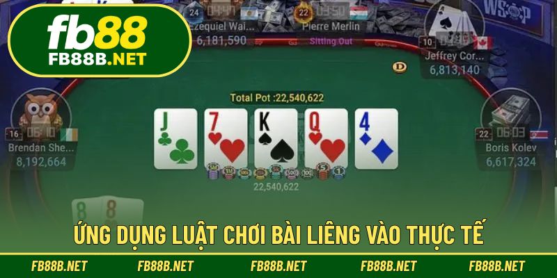 Ứng dụng luật chơi bài liêng vào thực tế